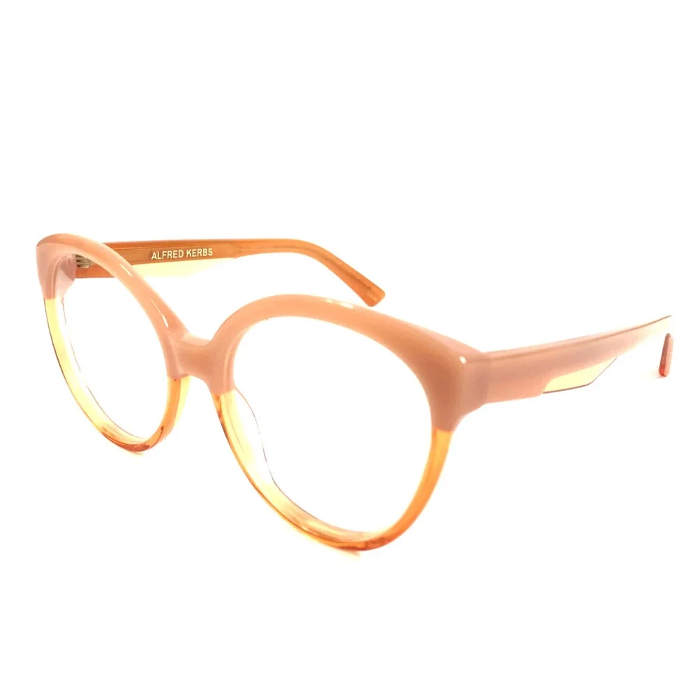 Alfred Kerbs Eyeglasses Frames ANDREA OG Orange Gradient Cat Eye 53-18-145